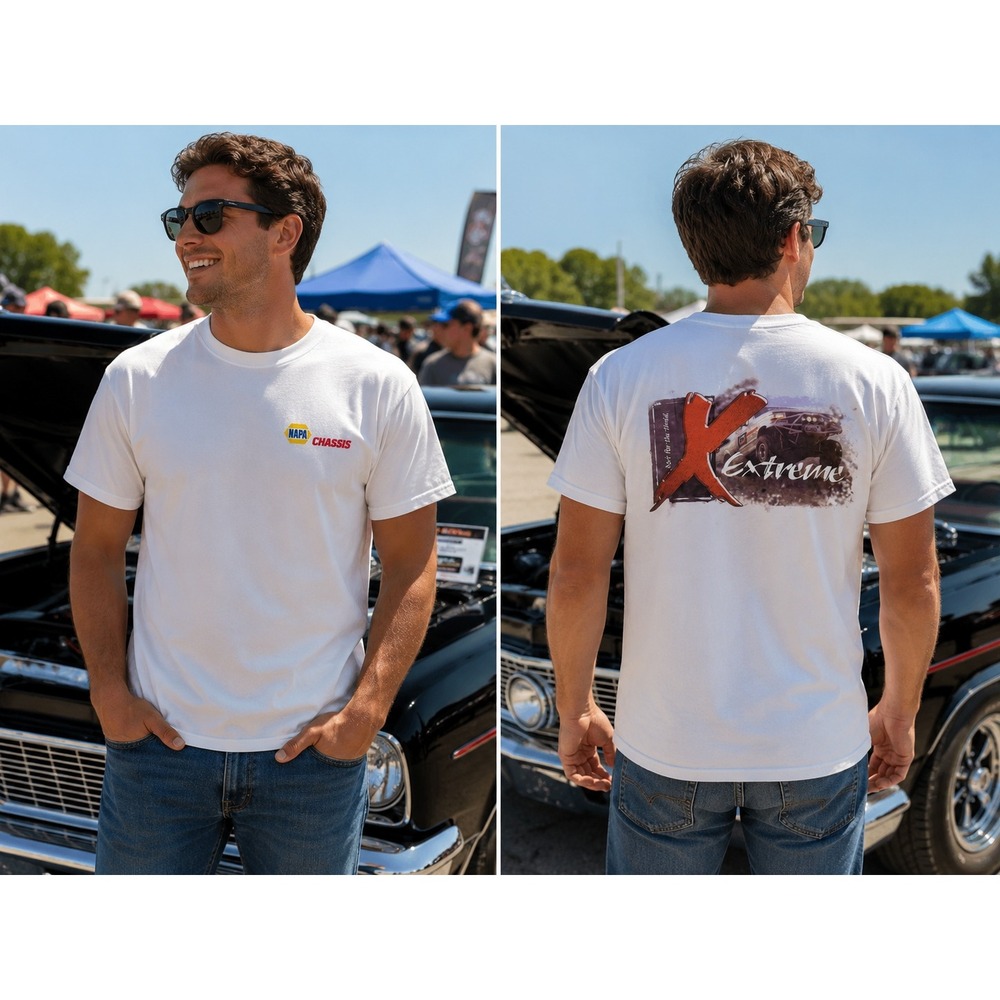 Vintage NAPA Chassis Extreme T Shirt XL 2000s Automotive Racing Mechanic